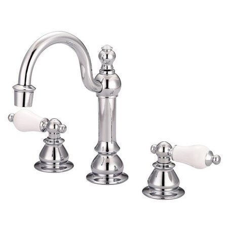 WATER CREATION Water Creation F2-0012-01-PL American 20th Century Classic Widespread Lavatory F2-0012 Faucets - Silver & Chrome F2-0012-01-PL